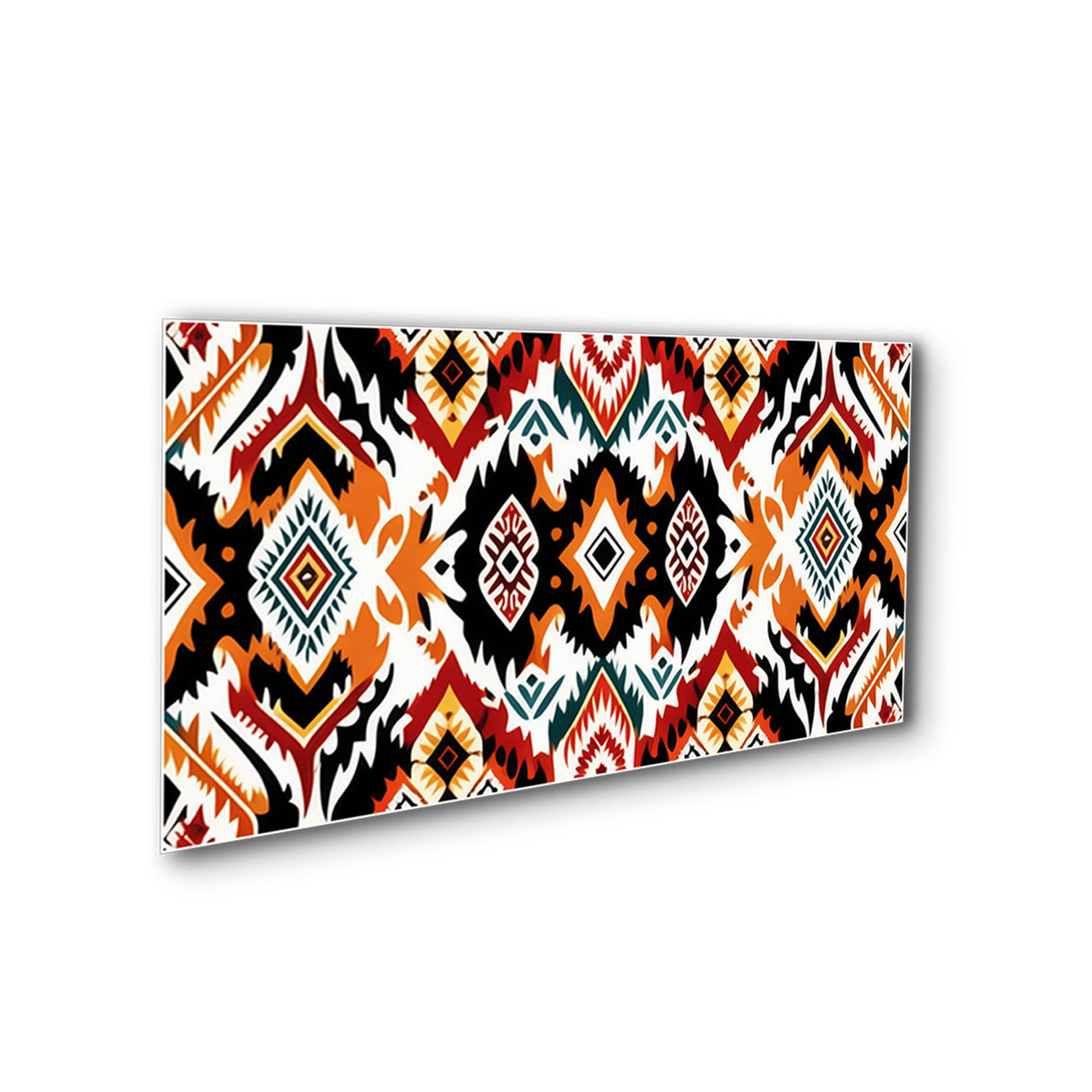 Classic Ikat Canvas Wall Art Painting