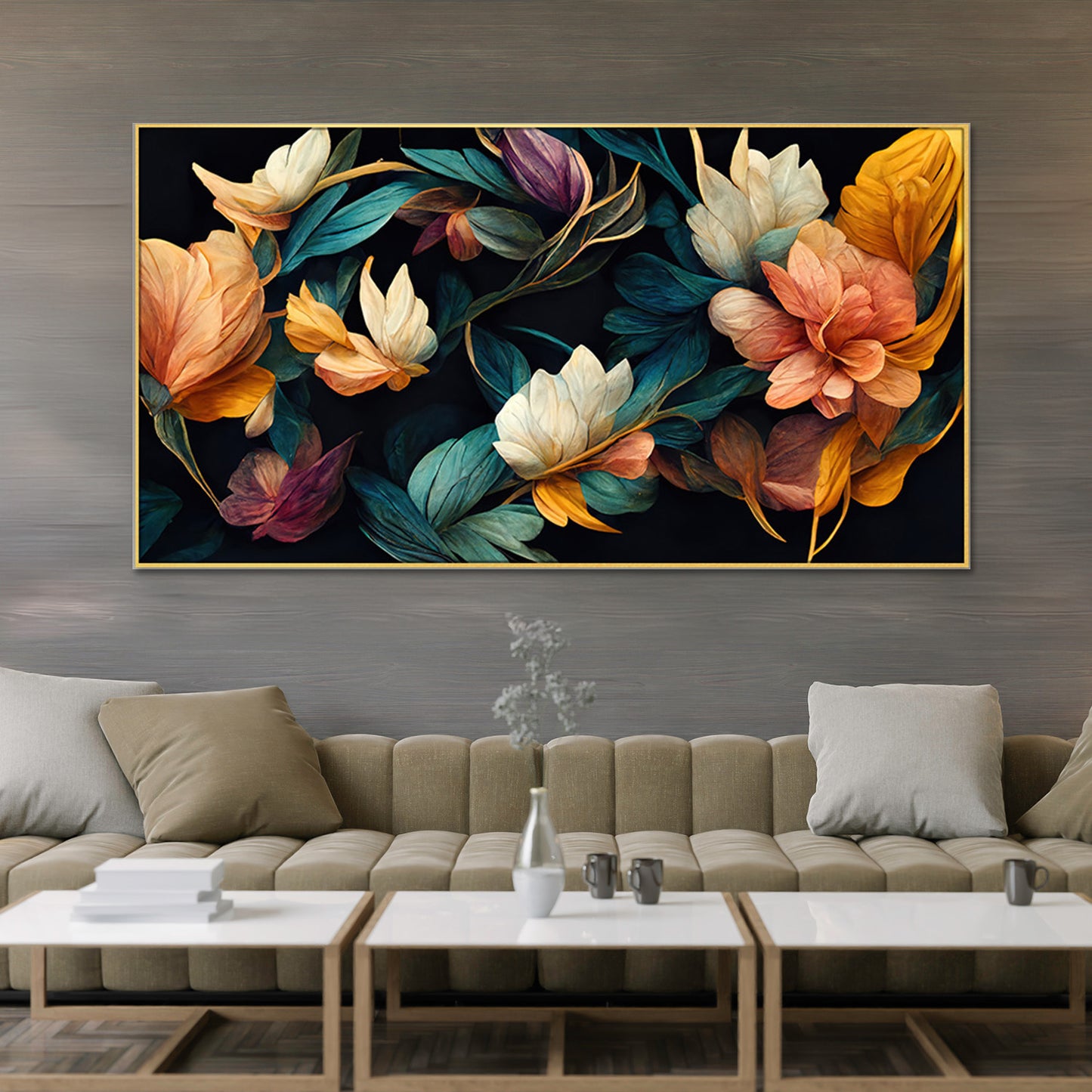 Striking Flower Canvas Wall Art