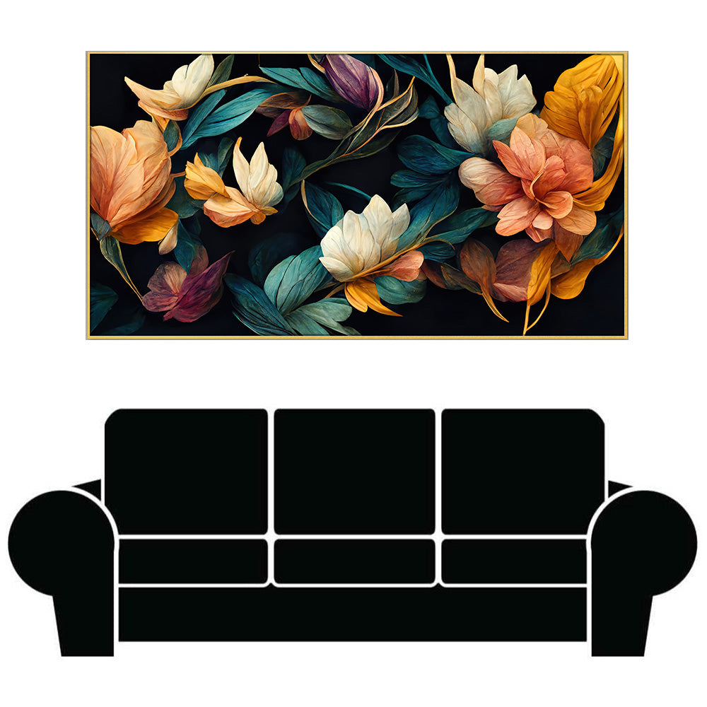 Striking Flower Canvas Wall Art