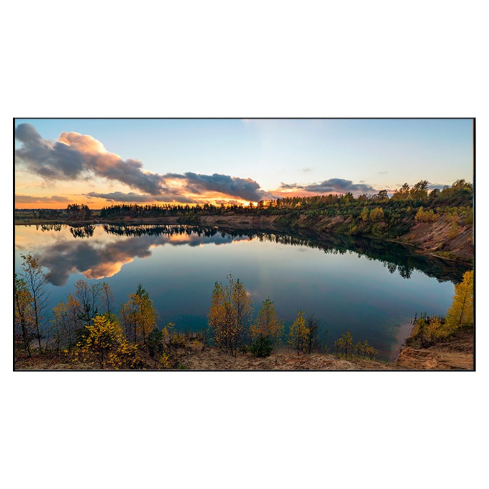 Serene Sunset Lake Canvas Print