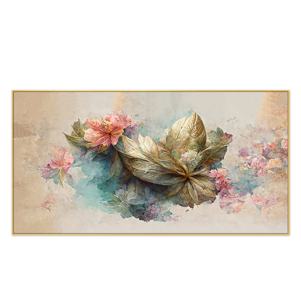 Serene Floral Canvas in Soft Hues