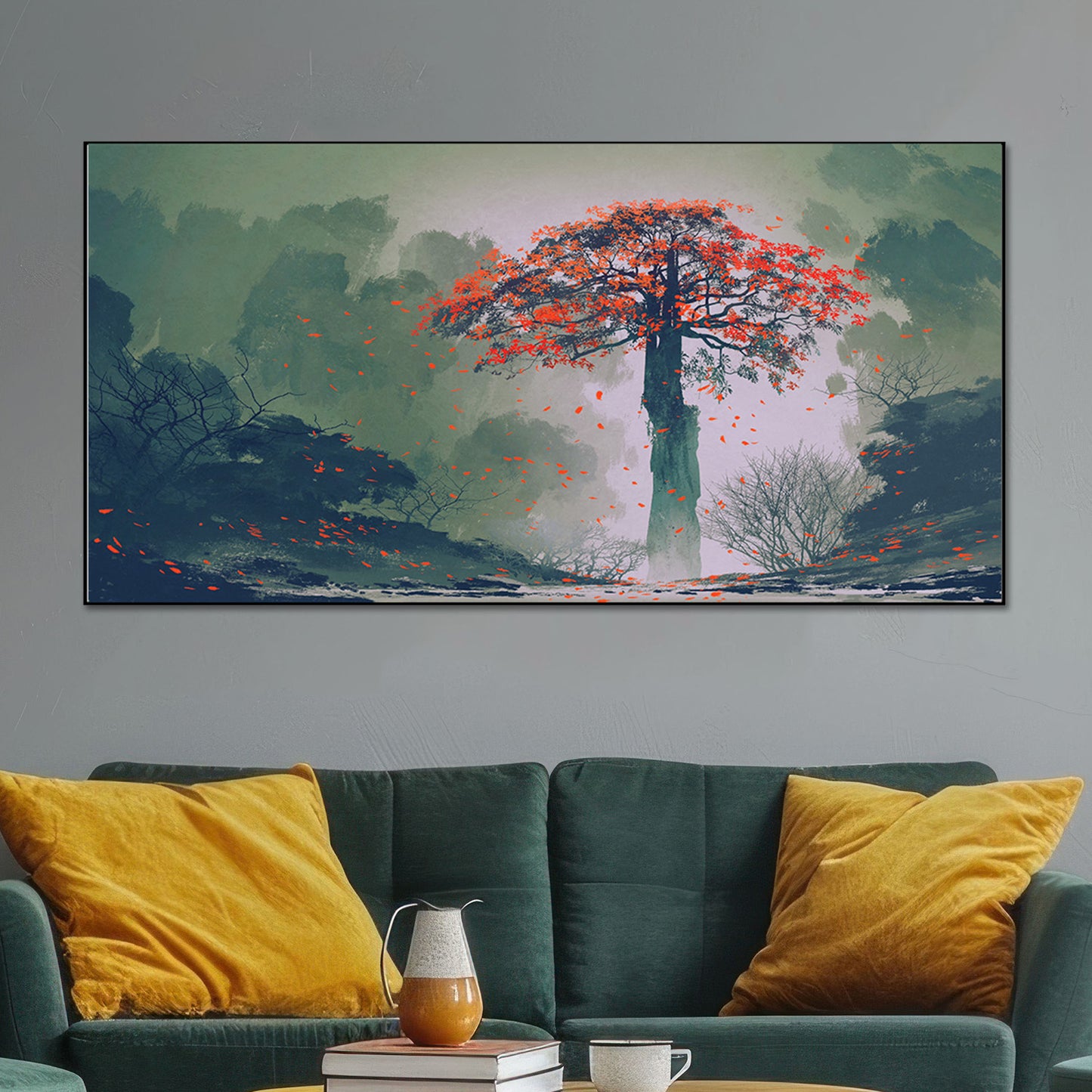 Majestic Autumn Tree Canvas Art