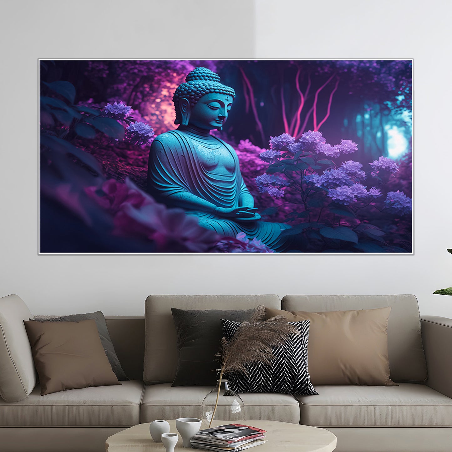 Serene Buddha in Tranquil Garden