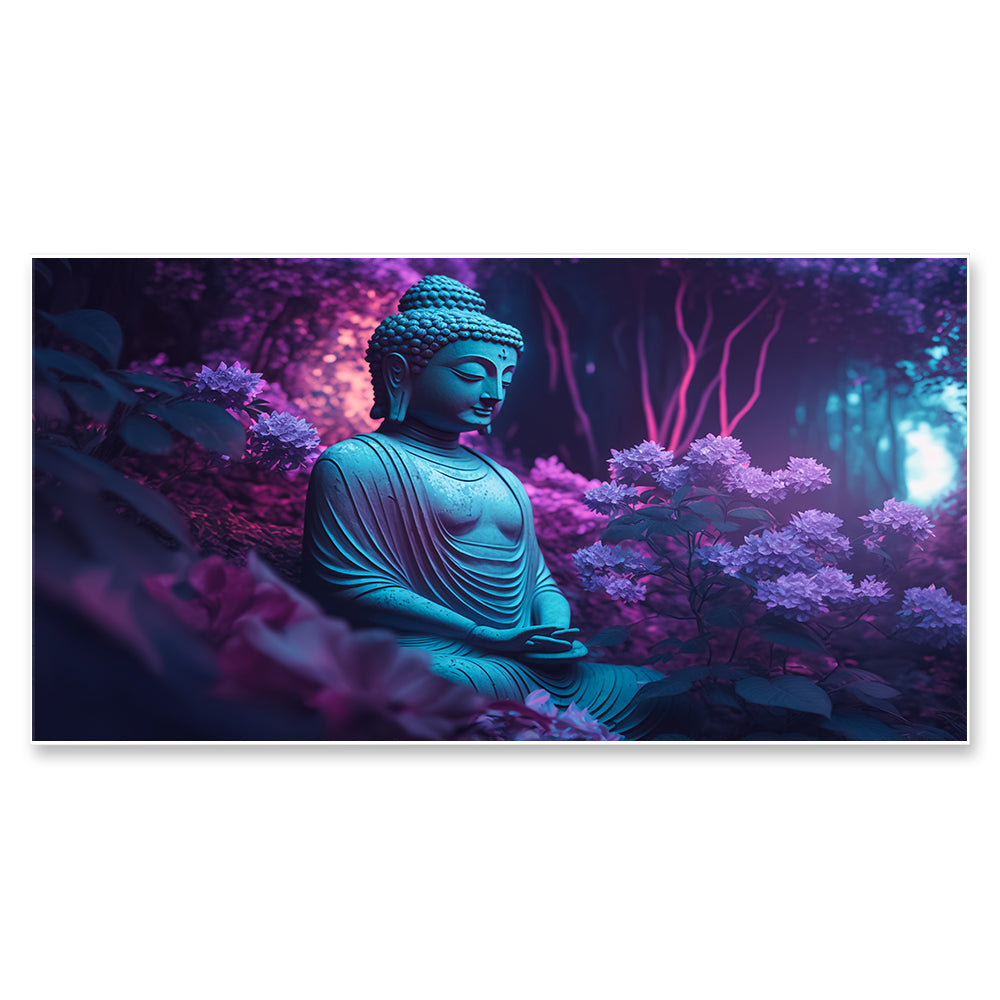 Serene Buddha in Tranquil Garden