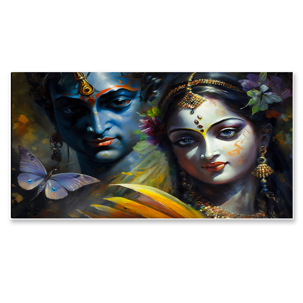 Radha Krishna Divine Love Art