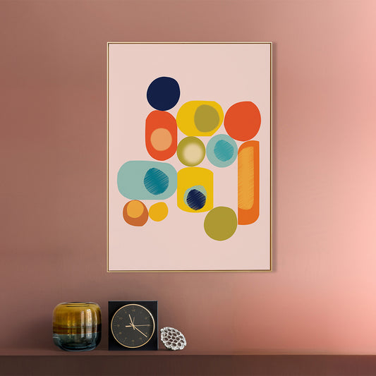 Harmony In Vibrant Colors Wall Painting