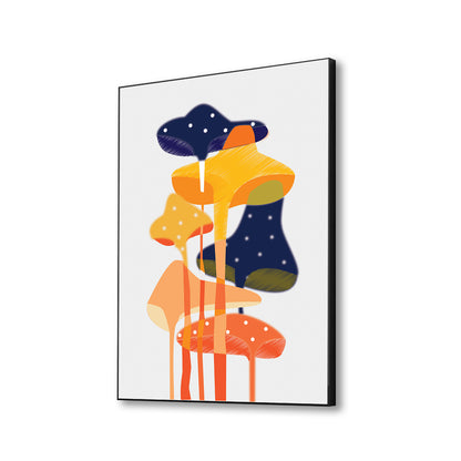 Whimsical Mushroom Canvas Artwork