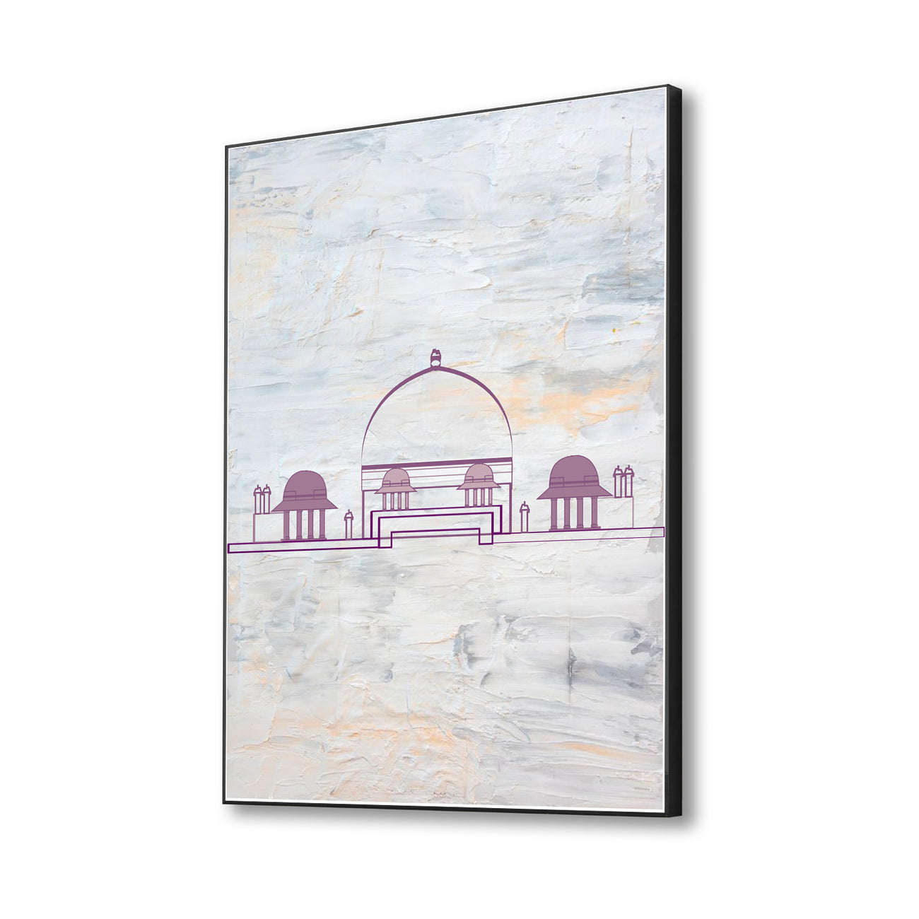 Islamic Tomb Wall Painting Canvas