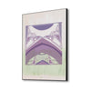 Vibrant Purple And Green Art Canvas Wall Painting