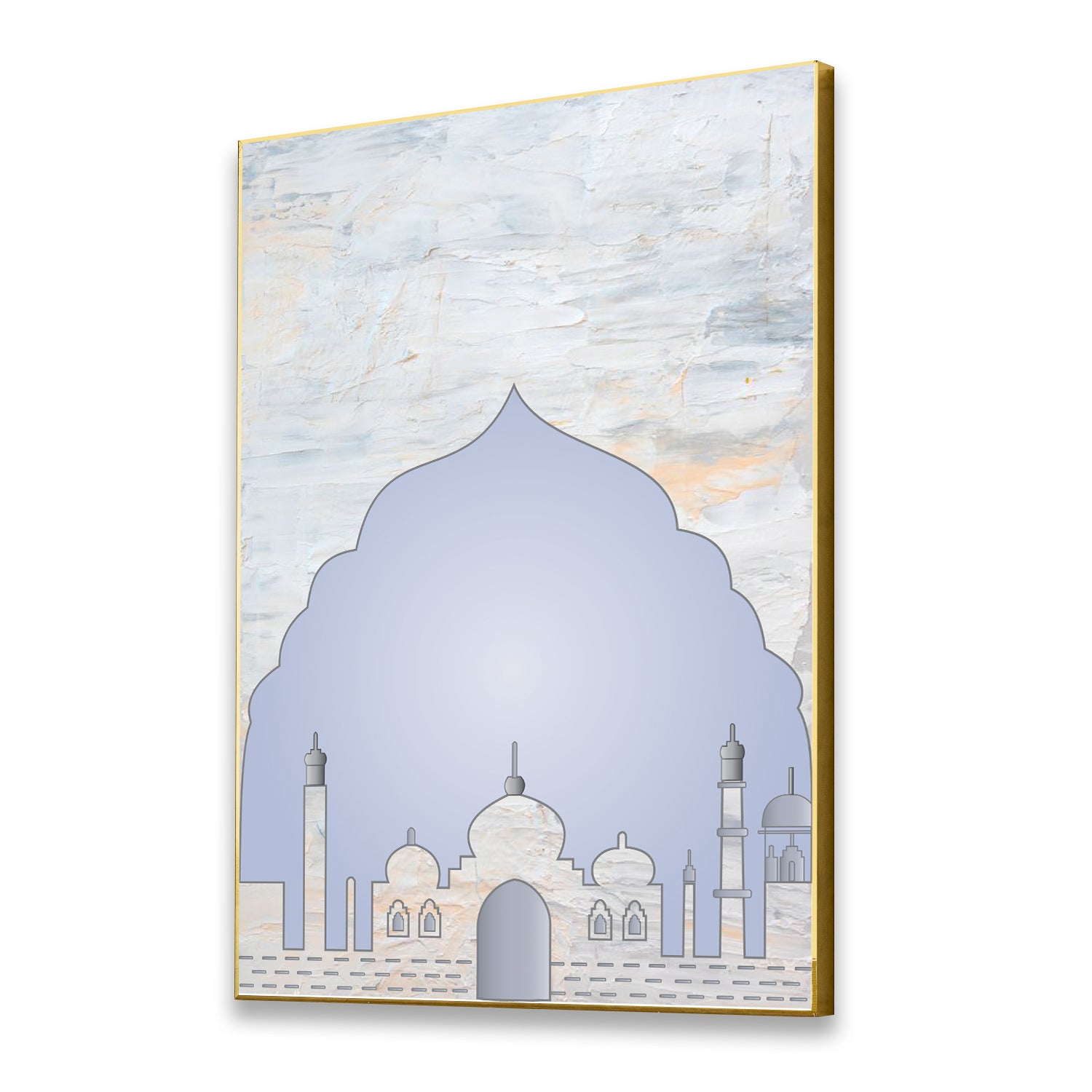 Serene Blue Mosque Wall Art Wall Painting