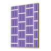 Striking Purple And White Art Canvas Wall Painting