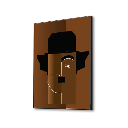 Chaplin's Timeless Elegance: Canvas Print Wall Painting