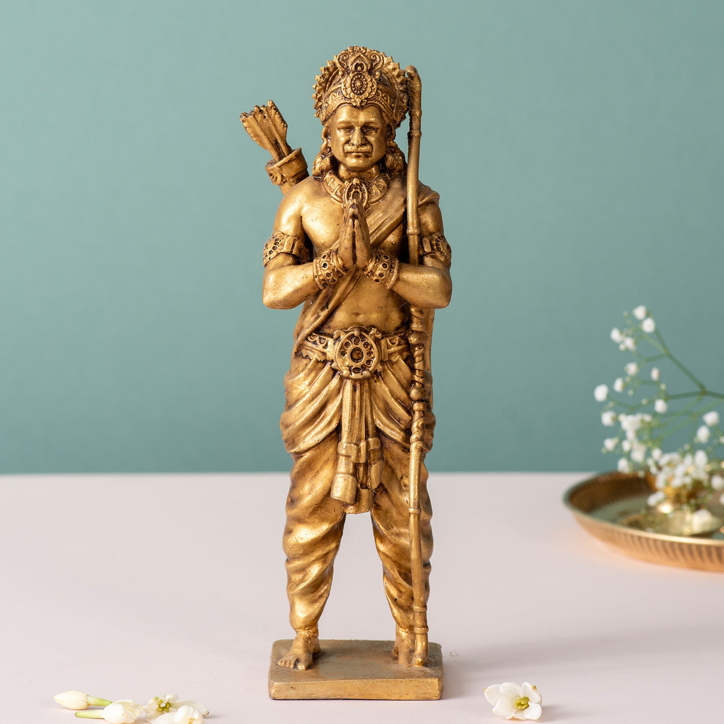 Divine Gold Statues of Ram Darbar