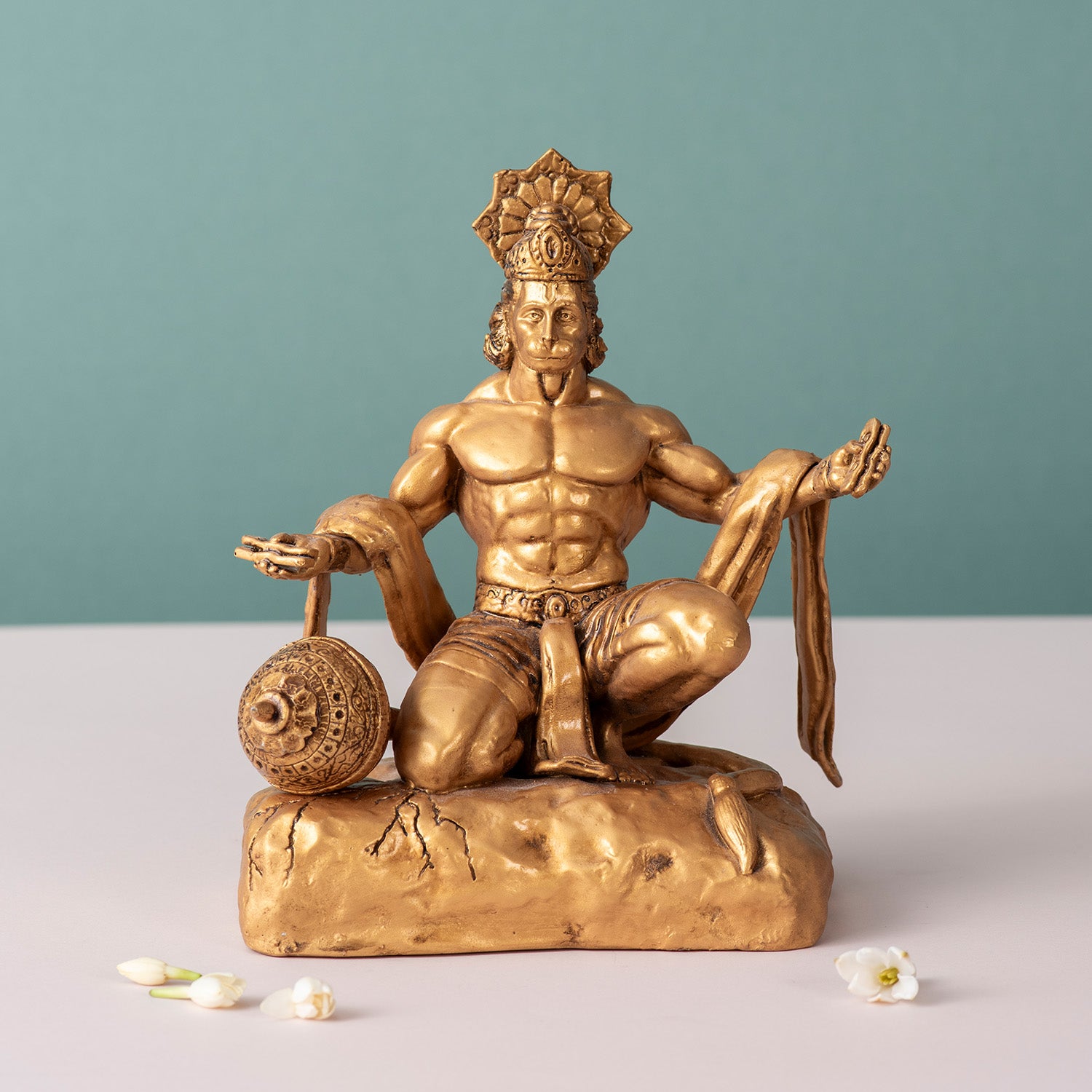 Hanuman: Power and Strength Statue Gold