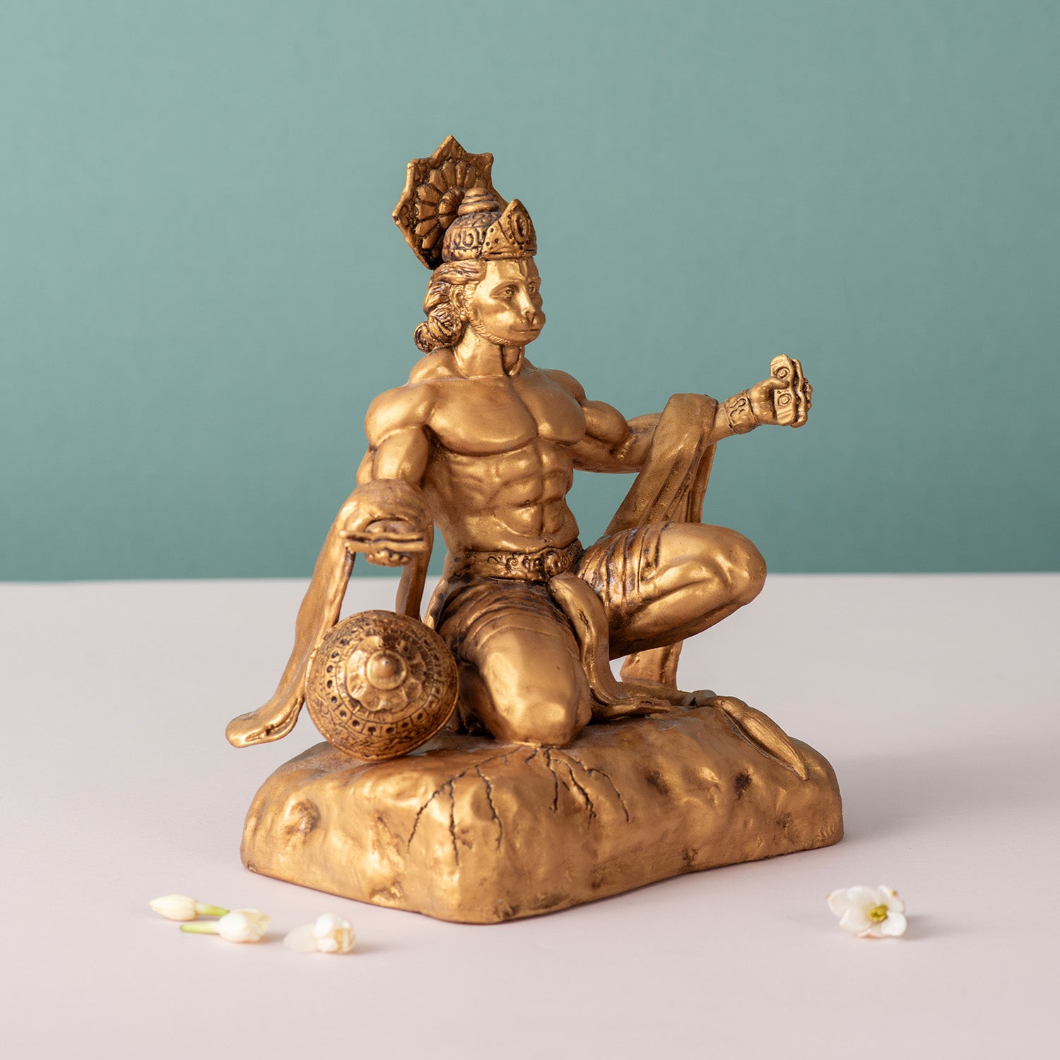 Hanuman: Power and Strength Statue Gold