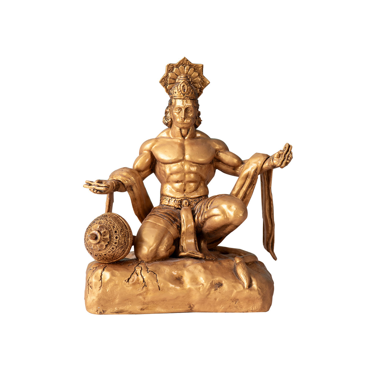 Hanuman: Power and Strength Statue Gold