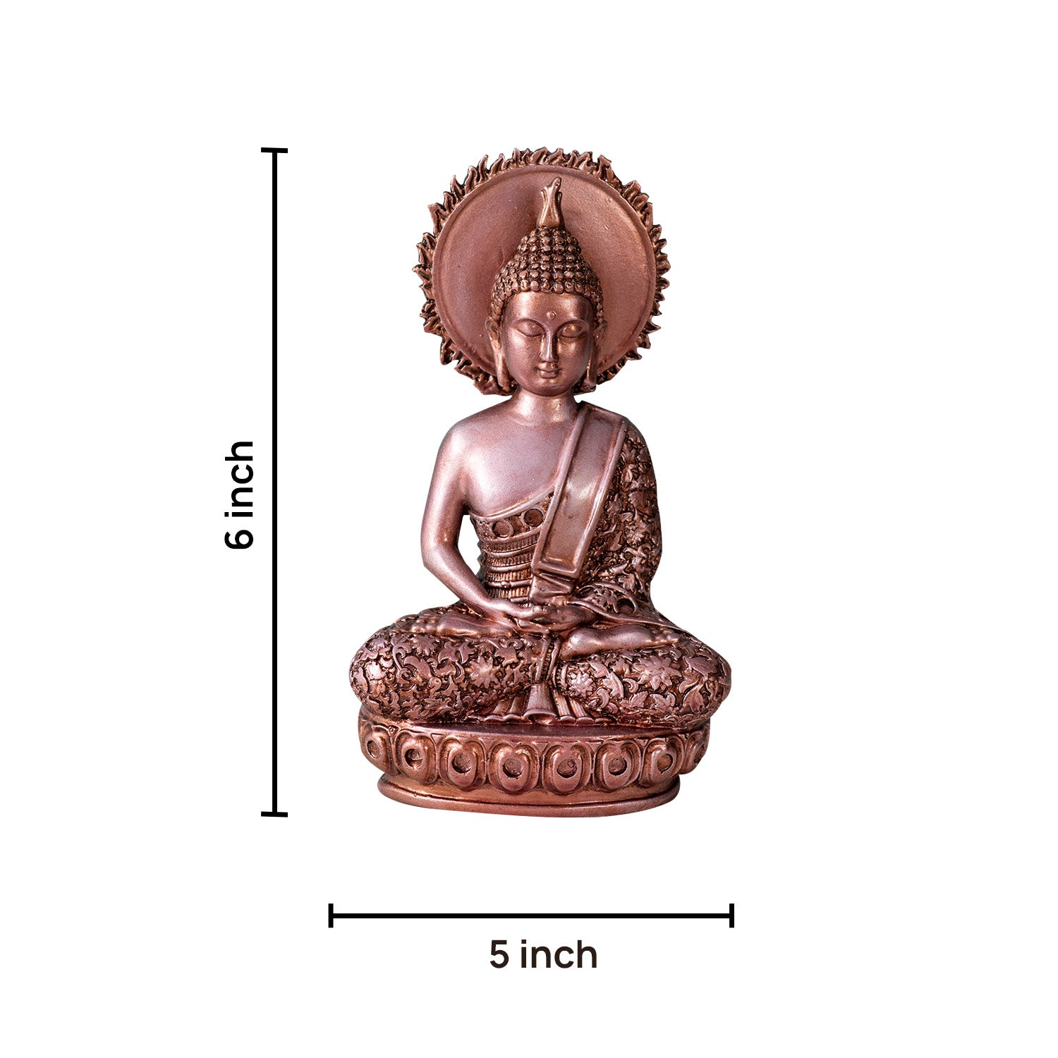 Buddha: Tranquility and Enlightenment Statue Copper