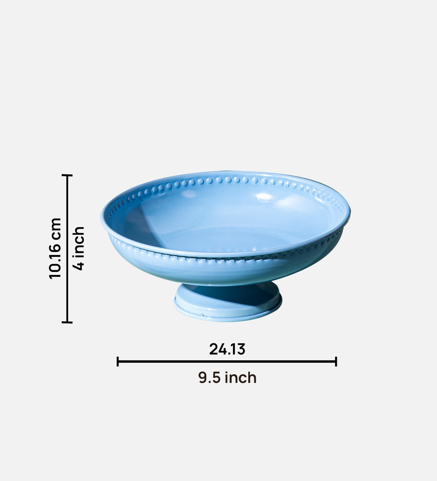 Elegant Blue Bowl for Centerpiece