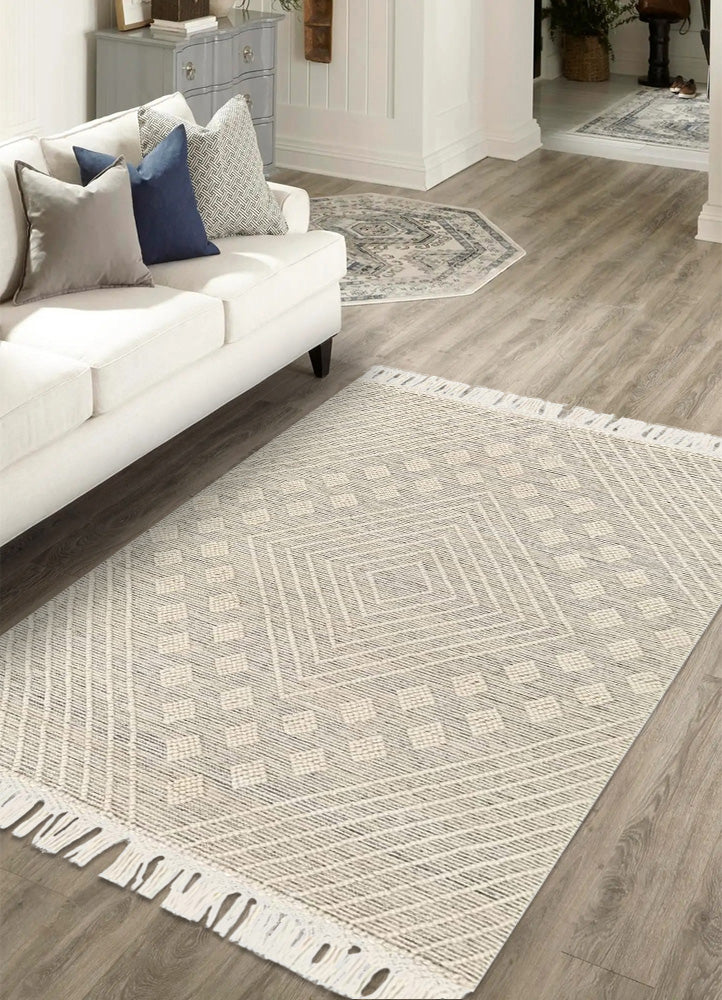 Textured Bohemian Rug