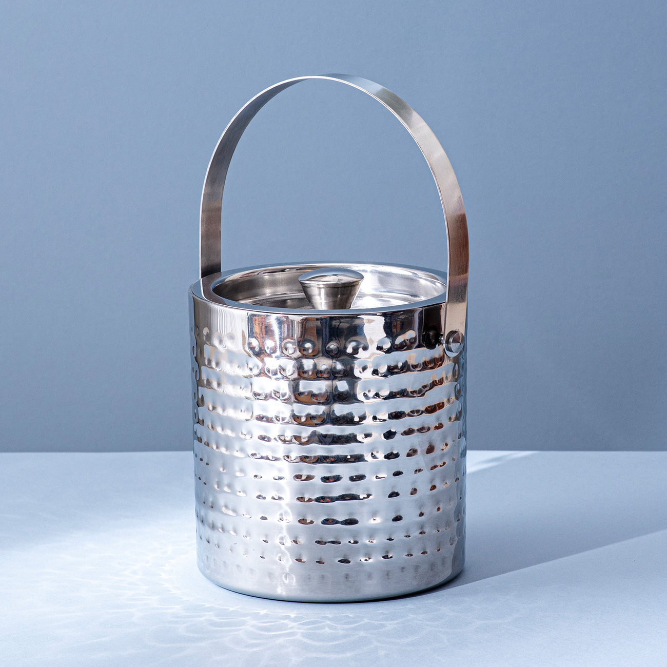 Silver Ice Bucket Double walled for Sophisticated Stainless Steel