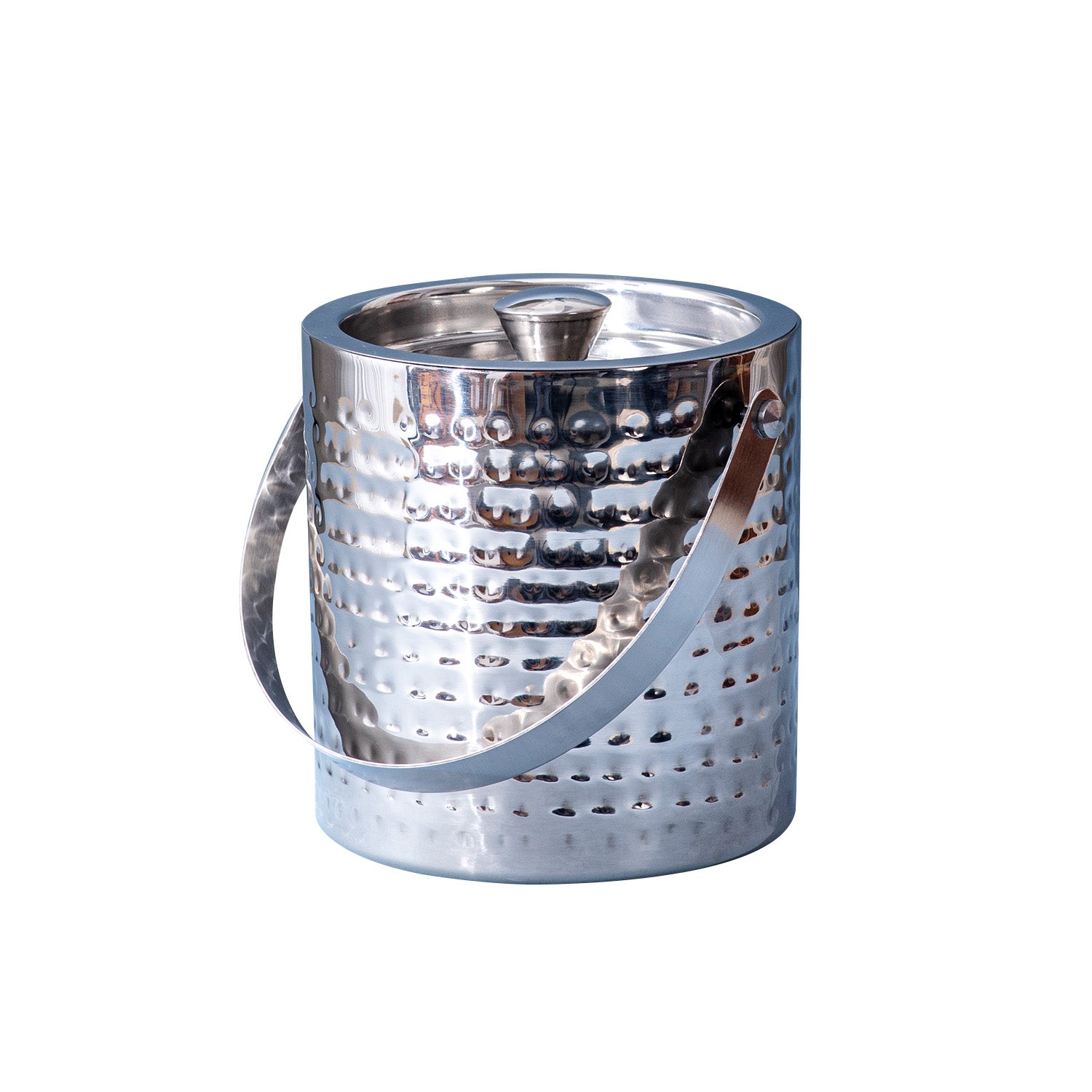 Silver Ice Bucket Double walled for Sophisticated Stainless Steel