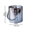 Exquisite Silver Ice Bucket Double walled for Entertaining