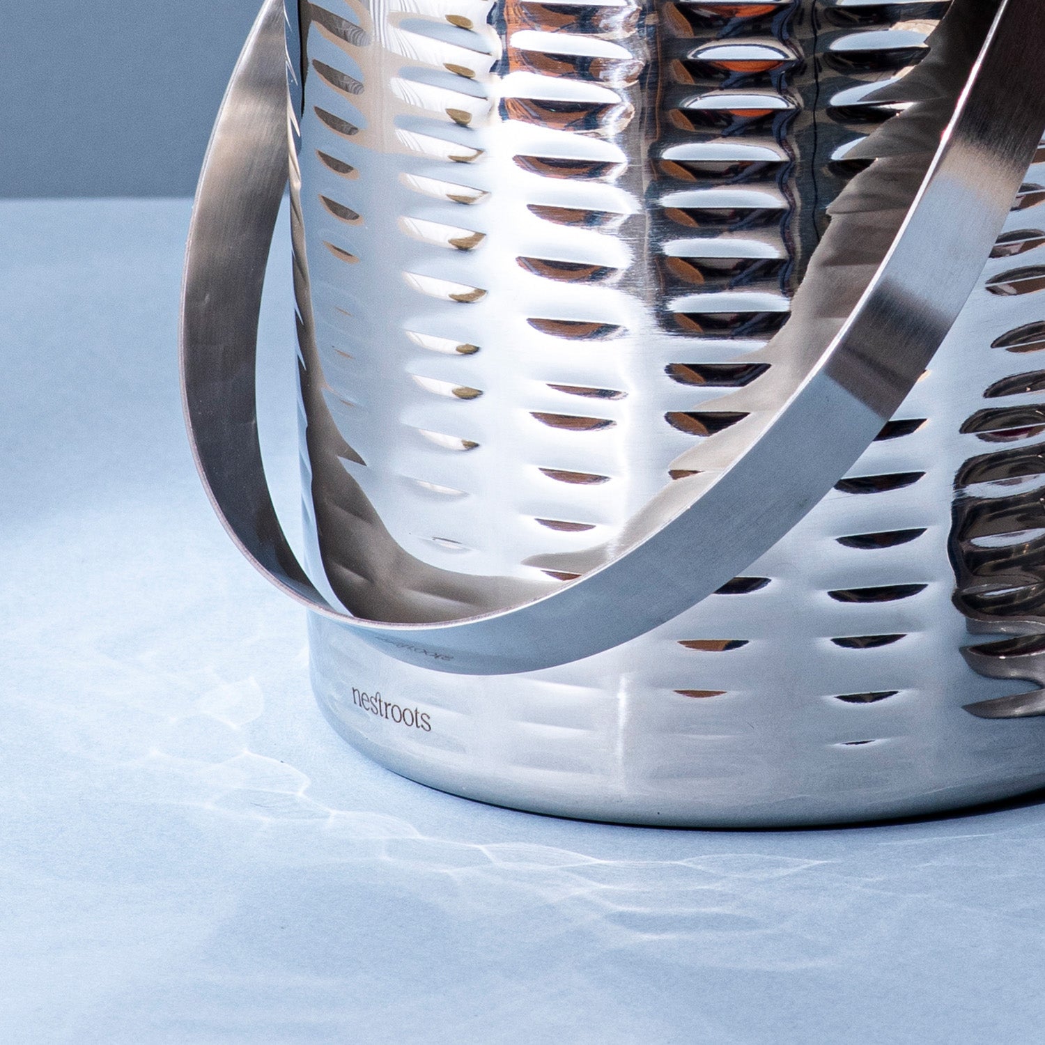 Exquisite Silver Ice Bucket Double walled for Entertaining