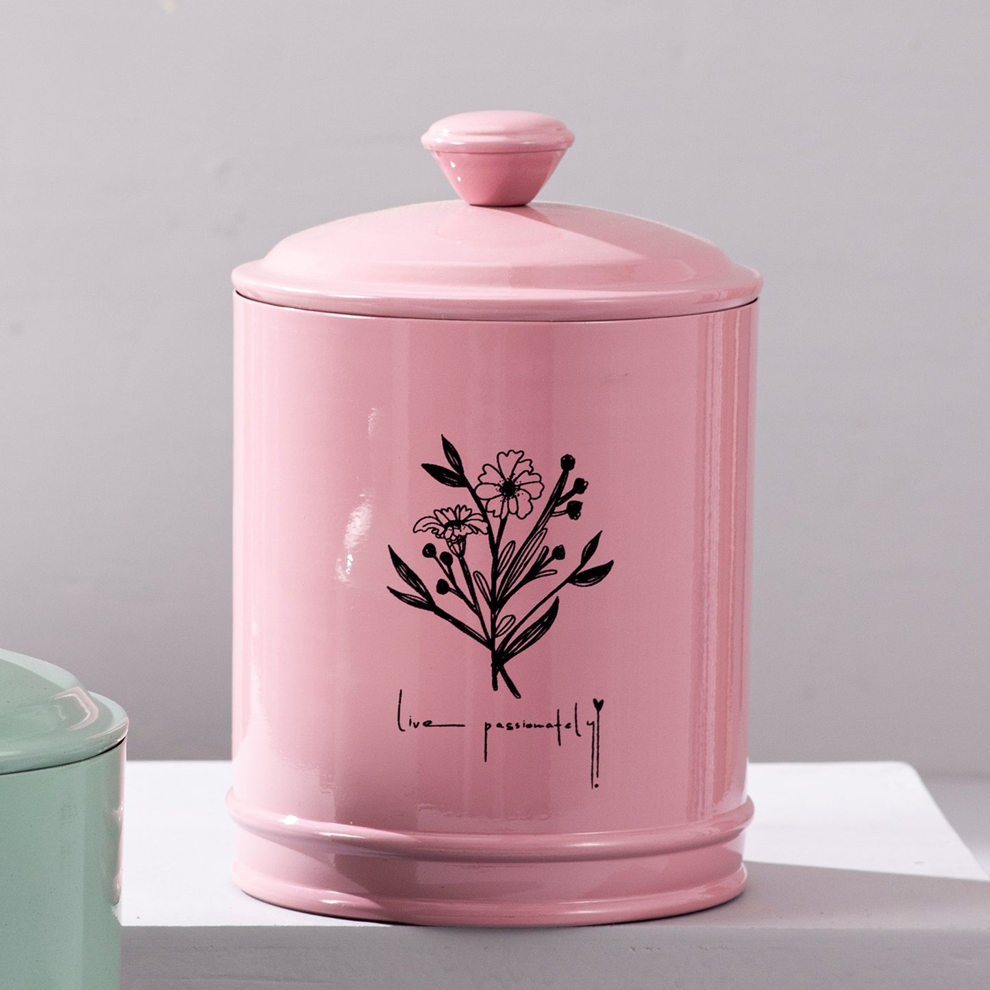 Charming Floral Jar & Canister Set Duo