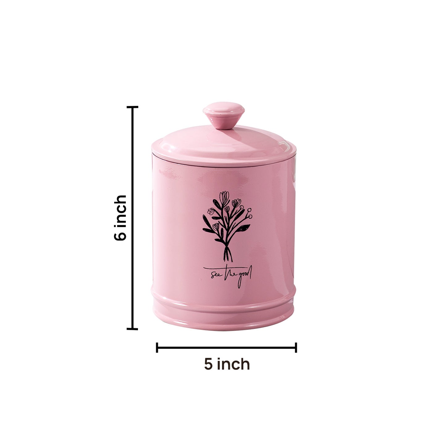 Colorful Floral Jar & Canister Set Duo