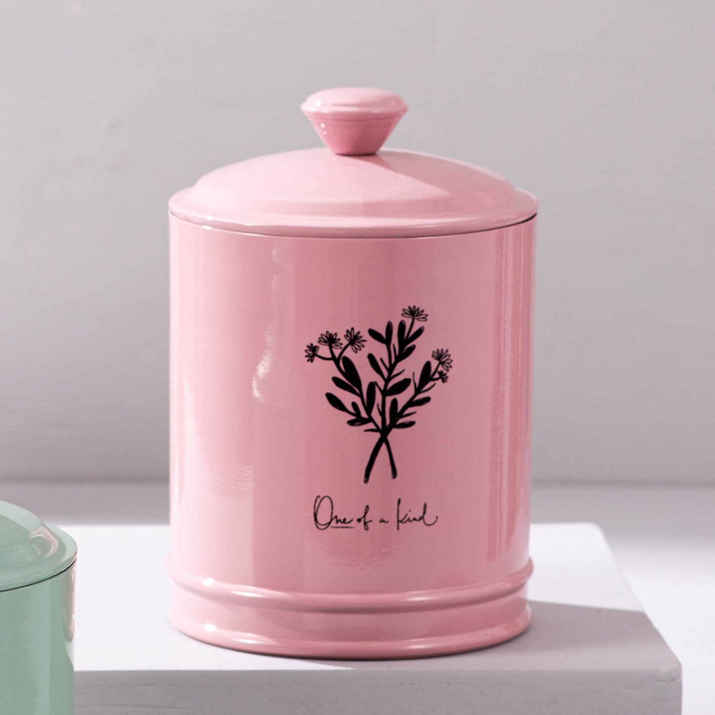 Printed Floral Jar & Canister Set Duo