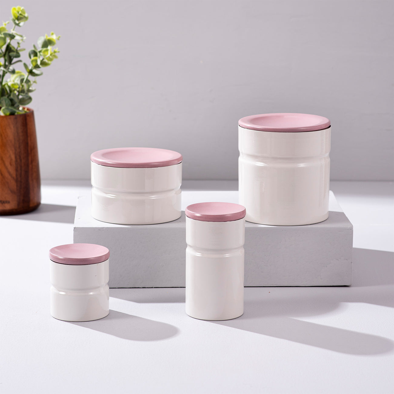 Elegant Storage Canister & Jars Set of 4