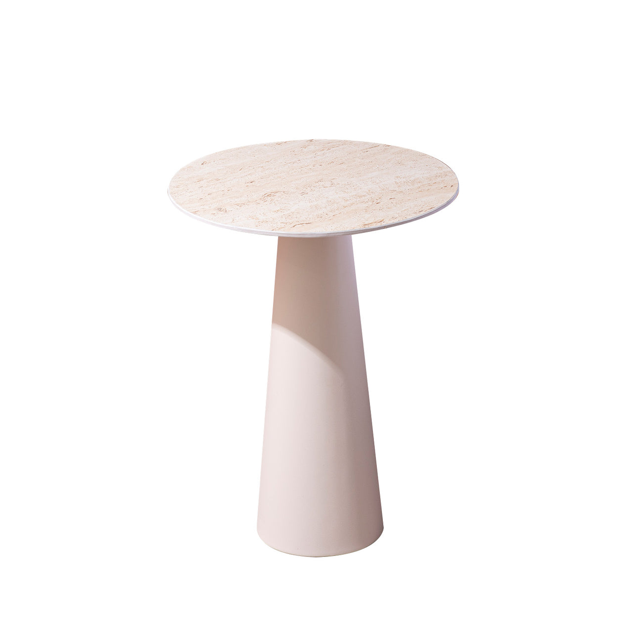 Contemporary Ivory Charm Side Table