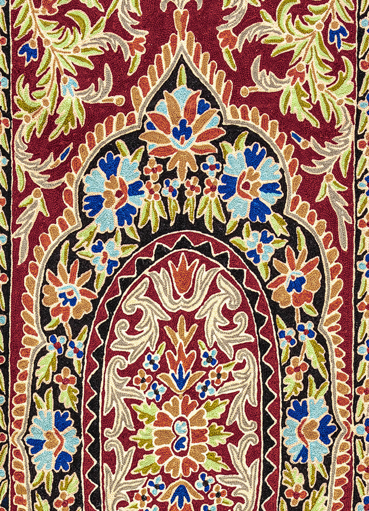 Diwan-e-Khas Floral Centre Kashmiri Wall Panel