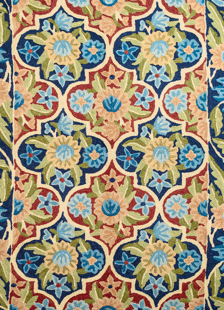 Diwan-e-Khas Kashmiri Quatrefoil Chain Wall Art