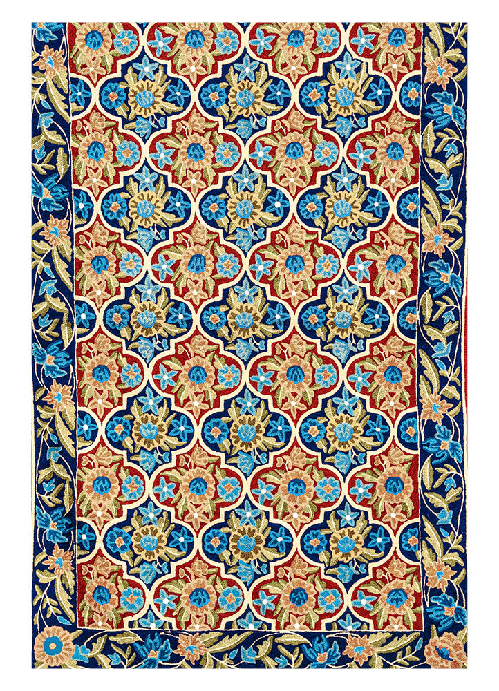 Diwan-e-Khas Kashmiri Quatrefoil Chain Wall Art