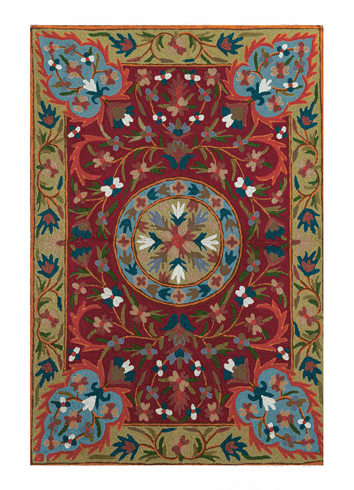 Diwan-e-Khas Classic Edge Kashmiri Rug