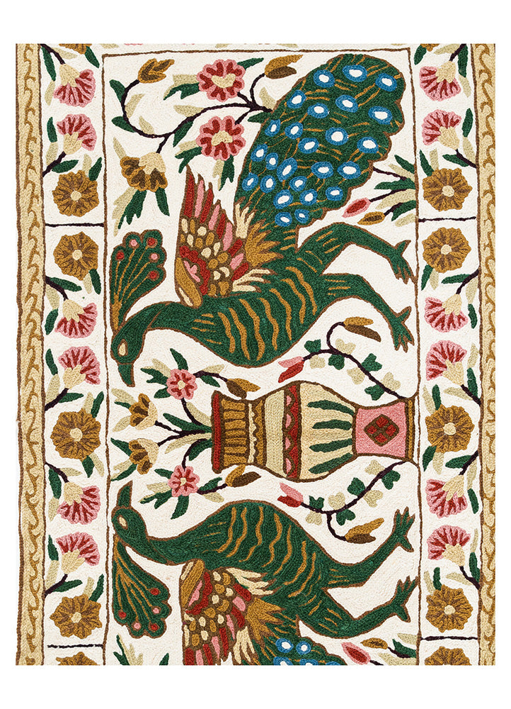 Diwan-e-Khas Mayura Stitched Kashmiri Wall Textile