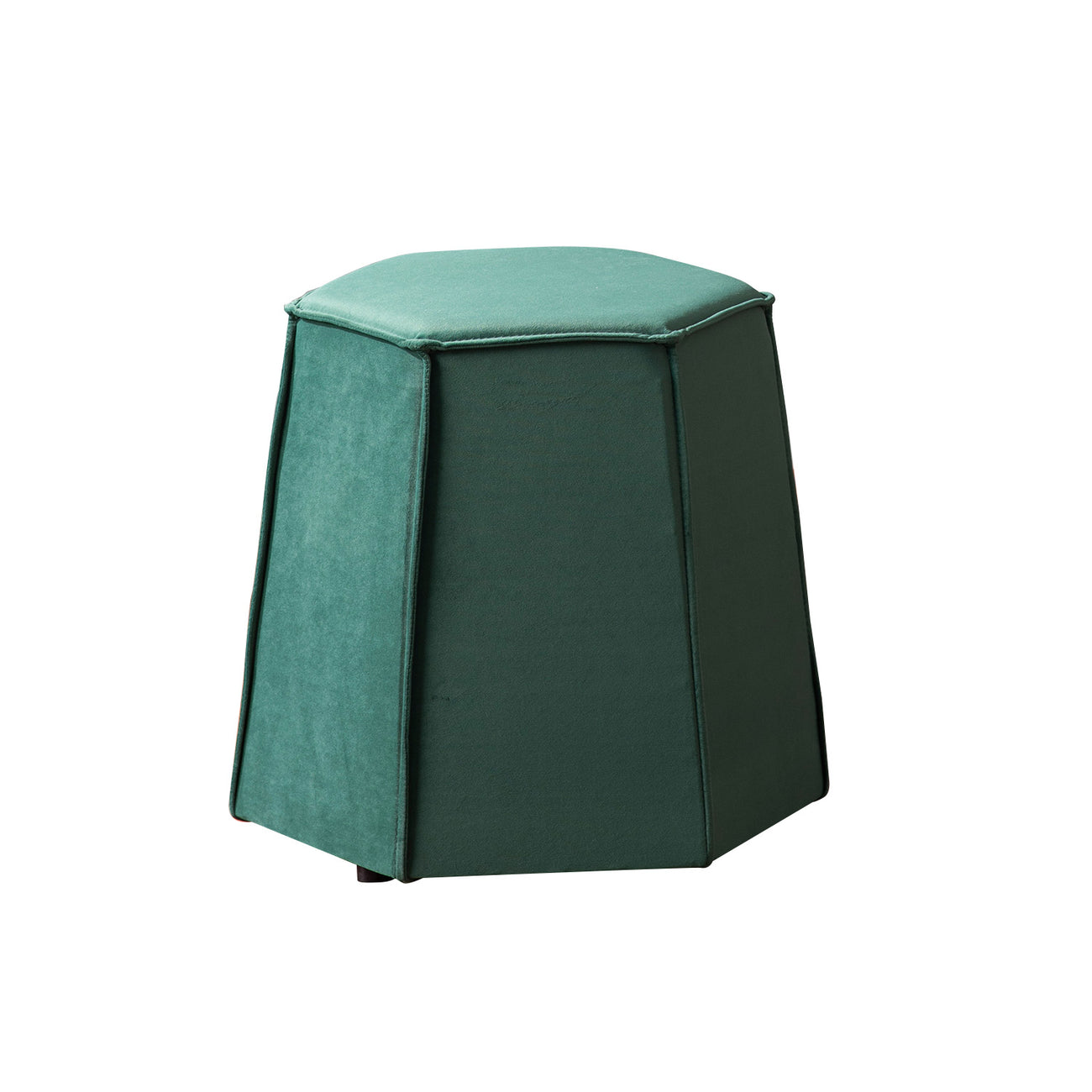 Prism Green Pouf Ottoman Set Of 2