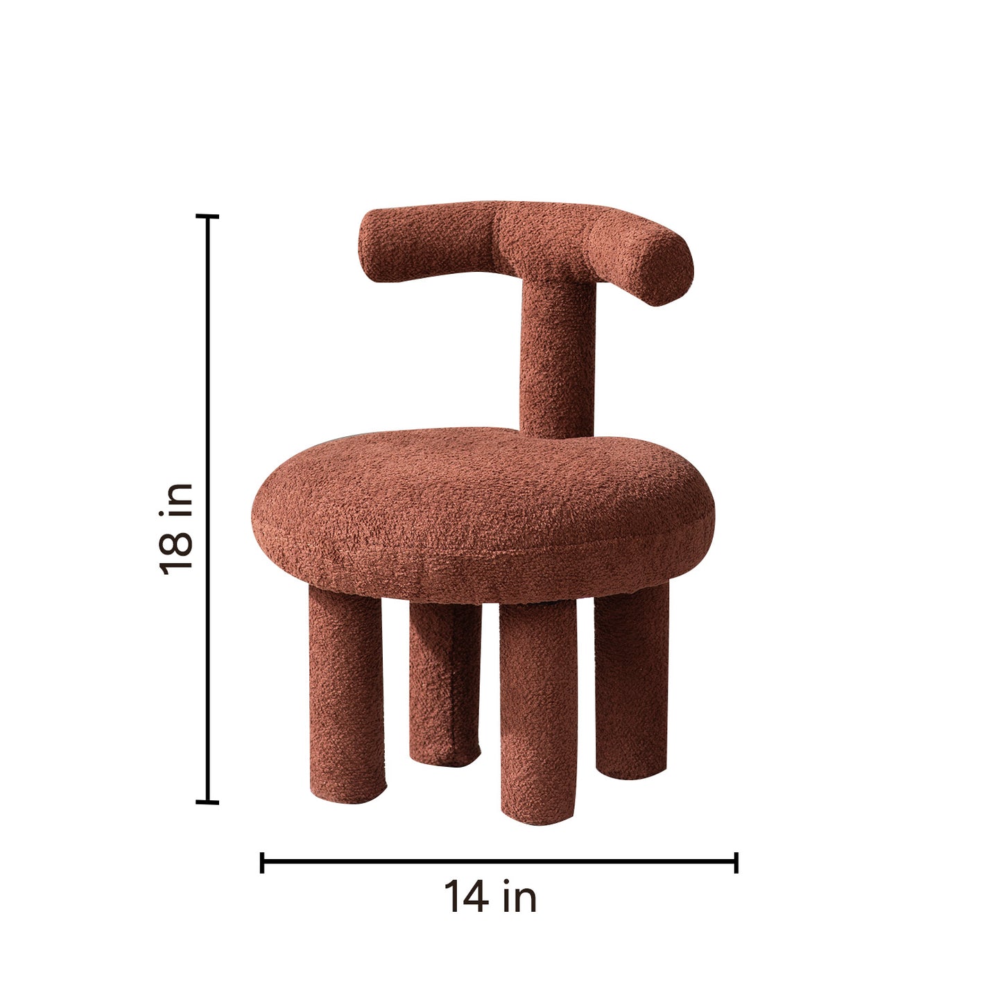 Juinior Collection Brown Kids Room Chair