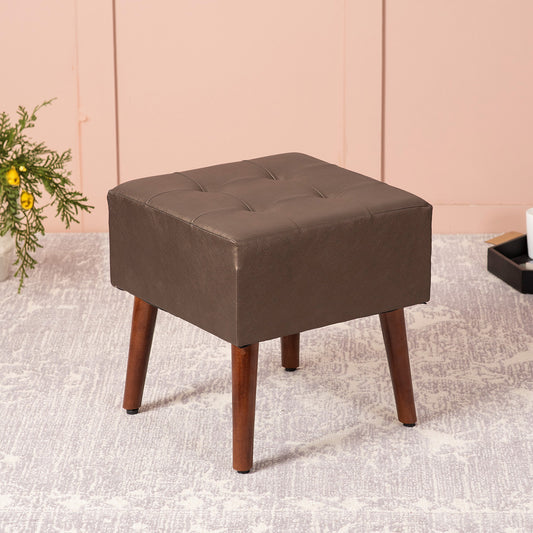 Axel Faux Leather Wooden bench stool for bedroom