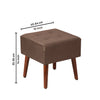 Axel Faux Leather Wooden bench stool for bedroom