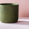 Luxurious Sage Green Metallic Vase