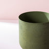 Luxurious Sage Green Metallic Vase