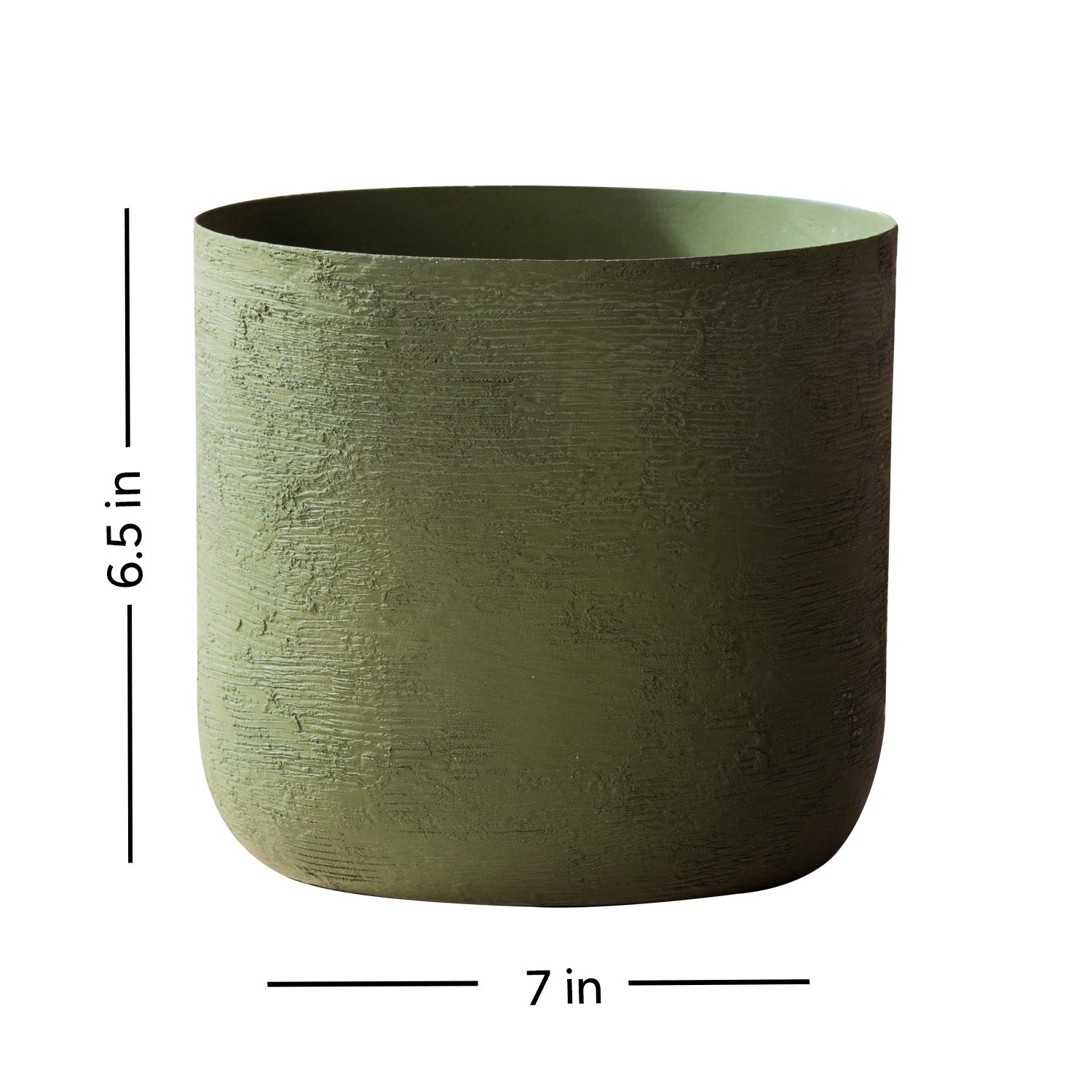 Luxurious Sage Green Metallic Vase