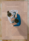 Modern Square Pattern Area Rug