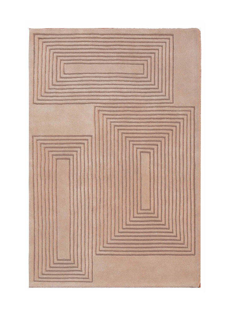 Modern Square Pattern Area Rug