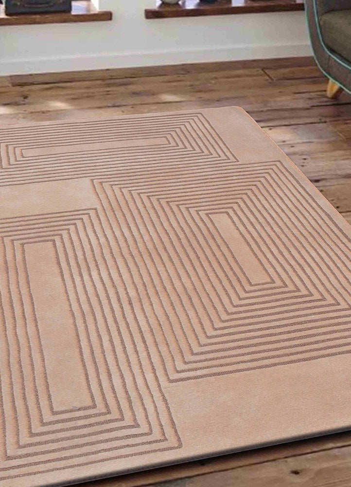 Modern Square Pattern Area Rug