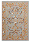 Luxurious Blue and Gold Rug