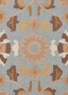 Luxurious Blue and Gold Rug