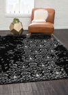 Elegant Black and White Rug